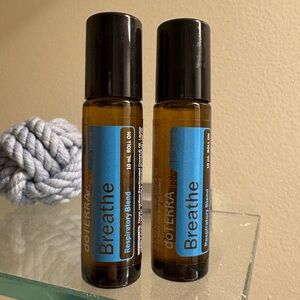 doTERRA Breathe Roll-On - Blue and Black, new unopened, 2 bottles.